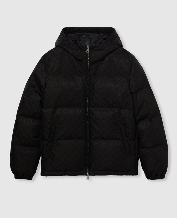 Doudoune en toile de nylon GG