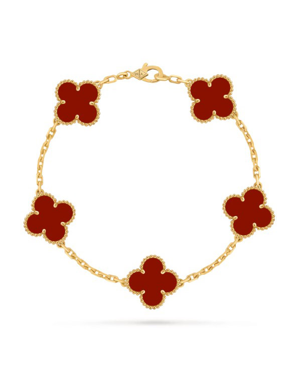 Bracelet Vintage Alhambra - Rouge